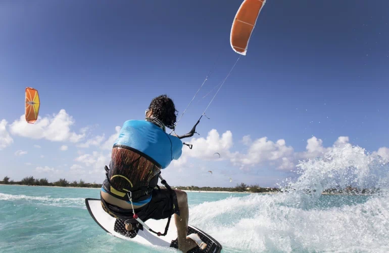 kitesurfing